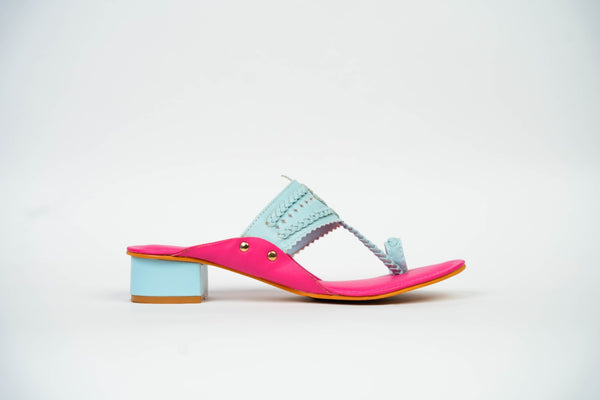 Candy Fusion Kolhapuri Box Heels