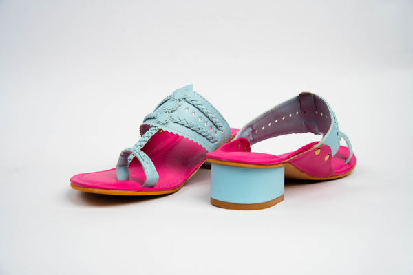 Candy Fusion Kolhapuri Box Heels