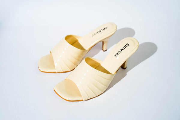 Buff Beige Pencil Heels