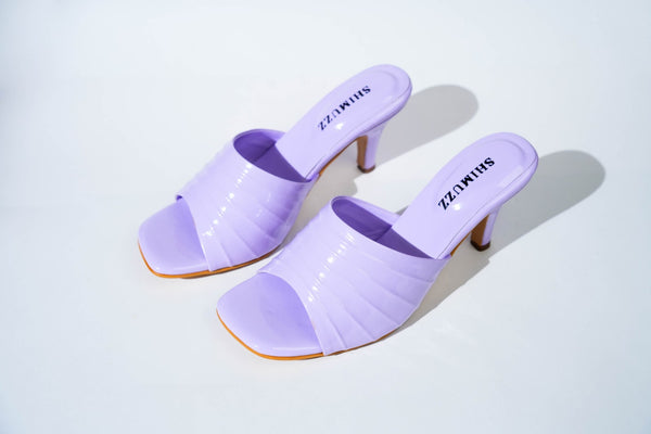 Jade Purple Pencil Heels