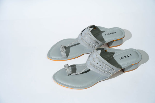 Moonstone Kolhapuri Box Heels