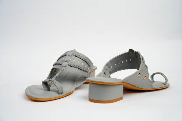 Moonstone Kolhapuri Box Heels
