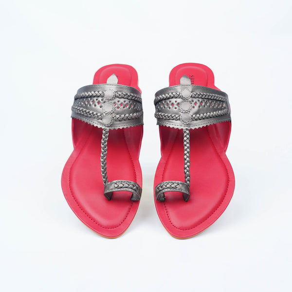 Scarlet's Glaze Koolhapuri Flats