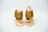 Golden Gleam Block Heels