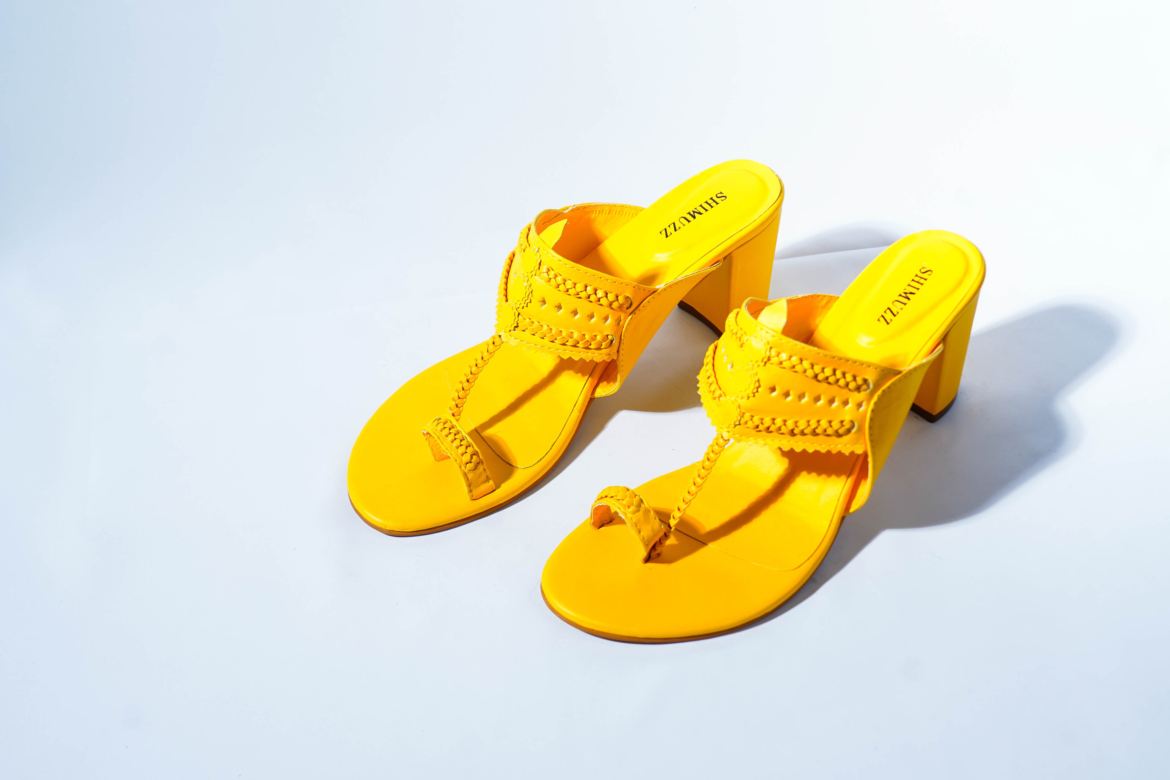 Heels & Wedges | 🧡👡New Catwalk Women's Heel Korean Sandal Mustard | Freeup