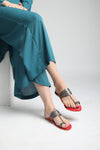 Scarlet's Glaze Koolhapuri Flats